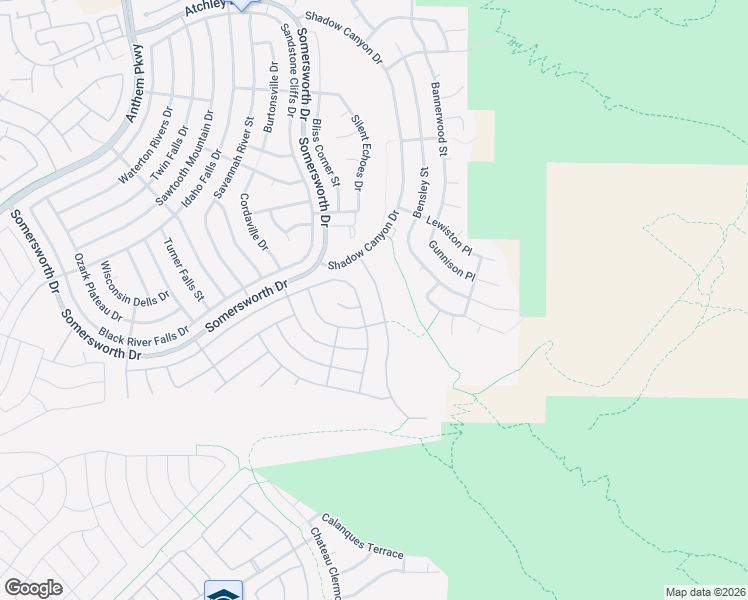 map of restaurants, bars, coffee shops, grocery stores, and more near 2336 Orangeburg Place in Henderson