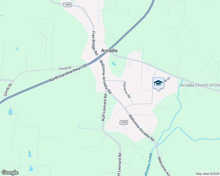 map of restaurants, bars, coffee shops, grocery stores, and more near 4122 Welcome-Arcadia Road in Lexington