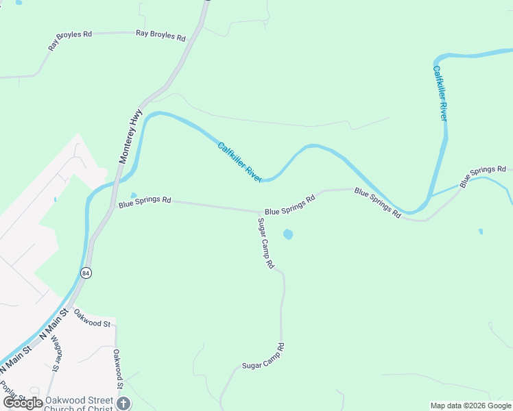 map of restaurants, bars, coffee shops, grocery stores, and more near 579 Blue Springs Road in Sparta
