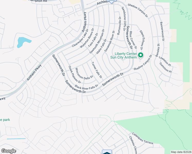 map of restaurants, bars, coffee shops, grocery stores, and more near 2268 River Grove Drive in Henderson