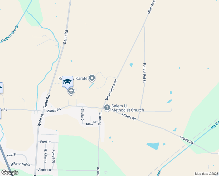 map of restaurants, bars, coffee shops, grocery stores, and more near 4027 Salem Street in Milan