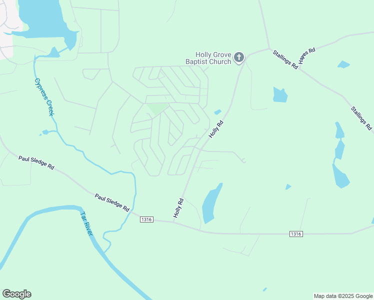map of restaurants, bars, coffee shops, grocery stores, and more near 303 Topez Lane in Spring Hope