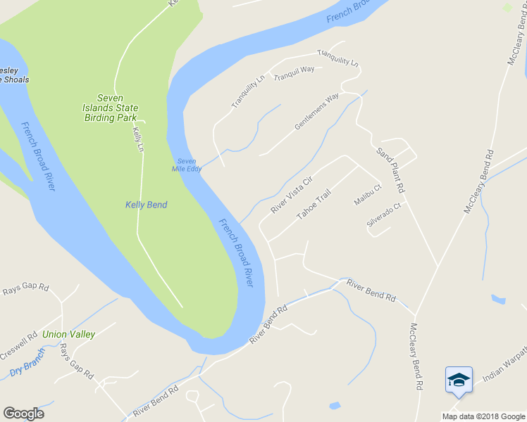 map of restaurants, bars, coffee shops, grocery stores, and more near 1865 River Vista Circle in Sevierville