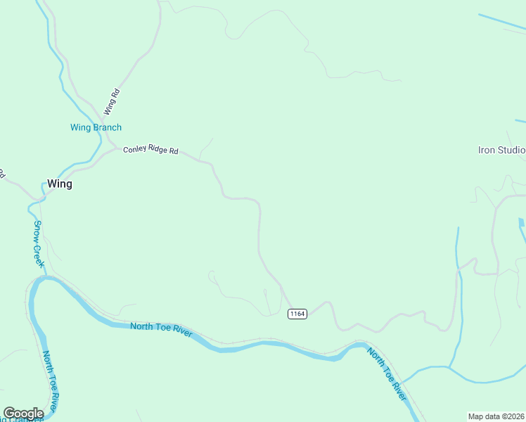 map of restaurants, bars, coffee shops, grocery stores, and more near 635 Conley Ridge Road in Bakersville