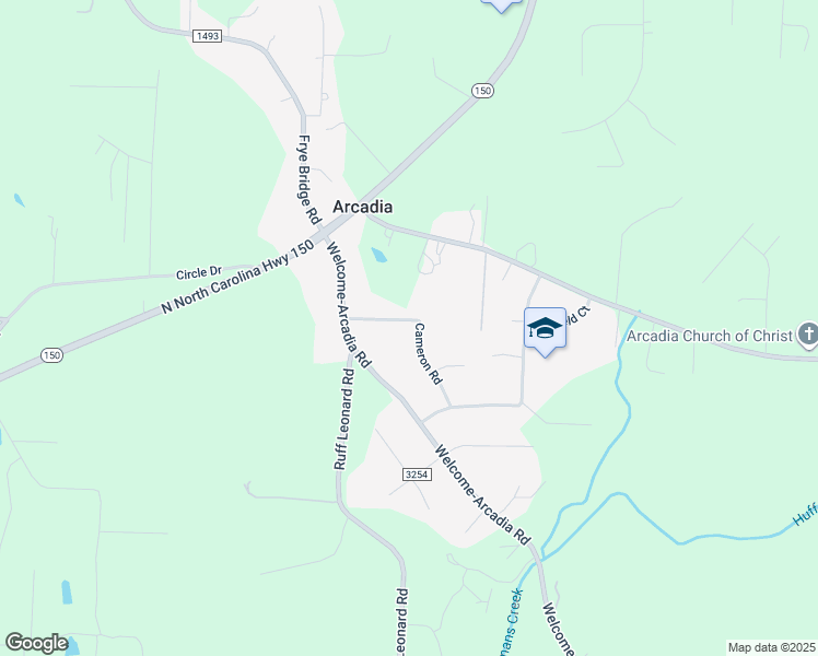 map of restaurants, bars, coffee shops, grocery stores, and more near 383 Cameron Road in Lexington