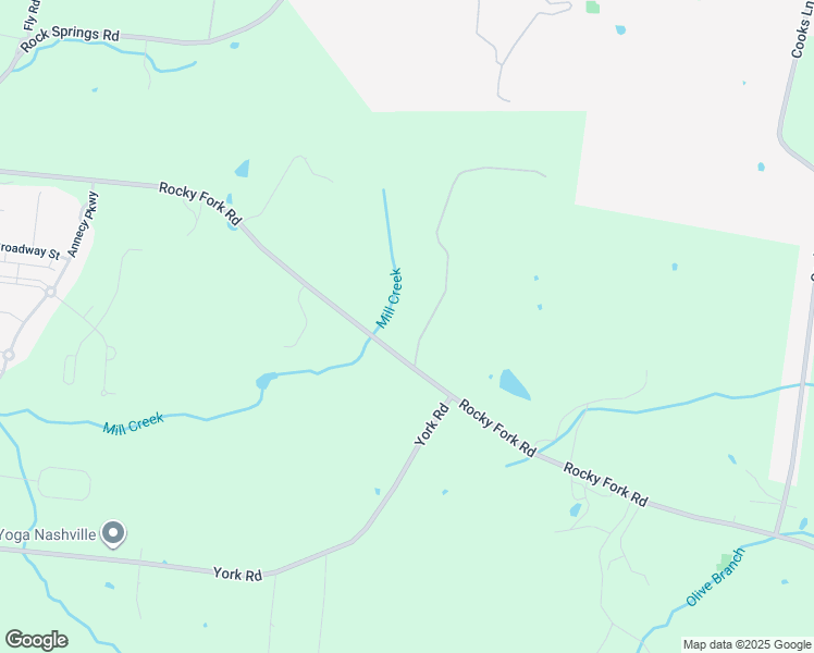 map of restaurants, bars, coffee shops, grocery stores, and more near 2506 Rocky Fork Road in Nolensville