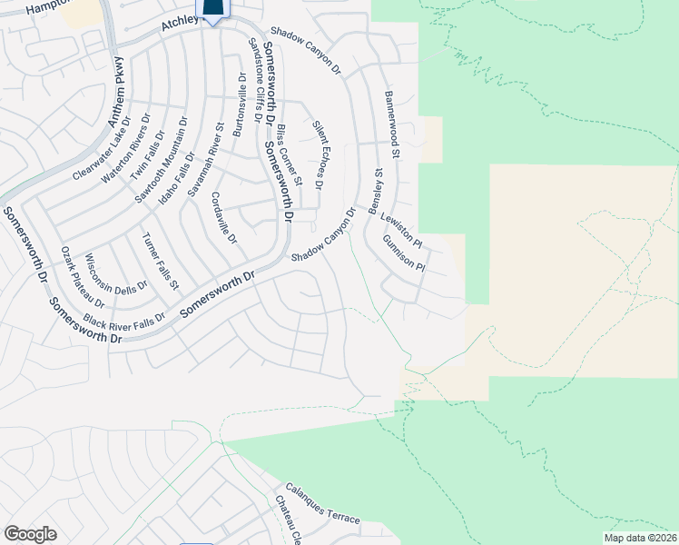 map of restaurants, bars, coffee shops, grocery stores, and more near 2324 Orangeburg Place in Henderson