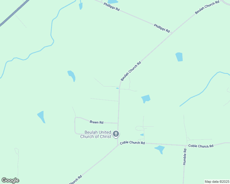 map of restaurants, bars, coffee shops, grocery stores, and more near 6456 Beulah Church Road in Liberty