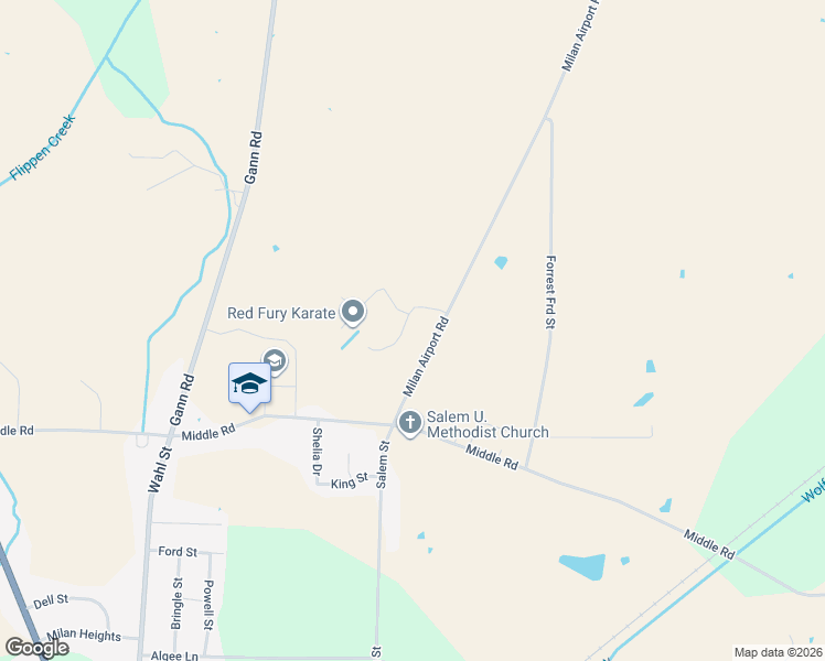 map of restaurants, bars, coffee shops, grocery stores, and more near 4027 Salem Street in Milan