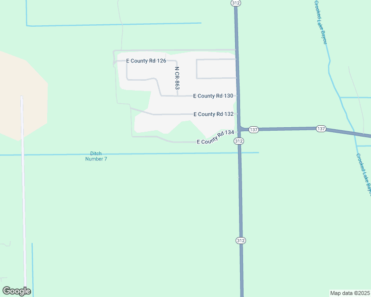 map of restaurants, bars, coffee shops, grocery stores, and more near 5069 East County Road 134 in Blytheville