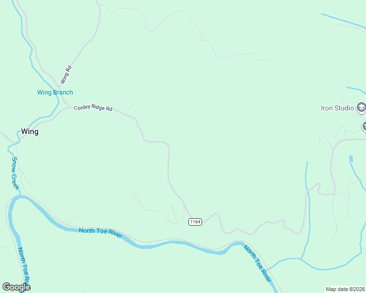 map of restaurants, bars, coffee shops, grocery stores, and more near 635 Conley Ridge Road in Bakersville