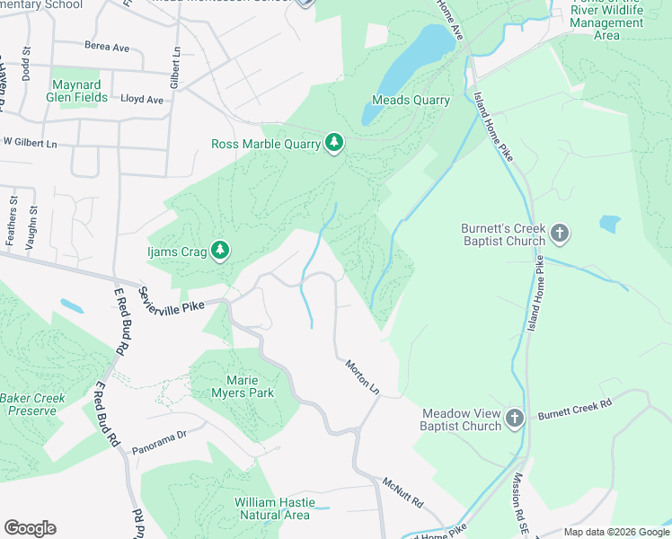 map of restaurants, bars, coffee shops, grocery stores, and more near 2335 Southside Road in Knoxville