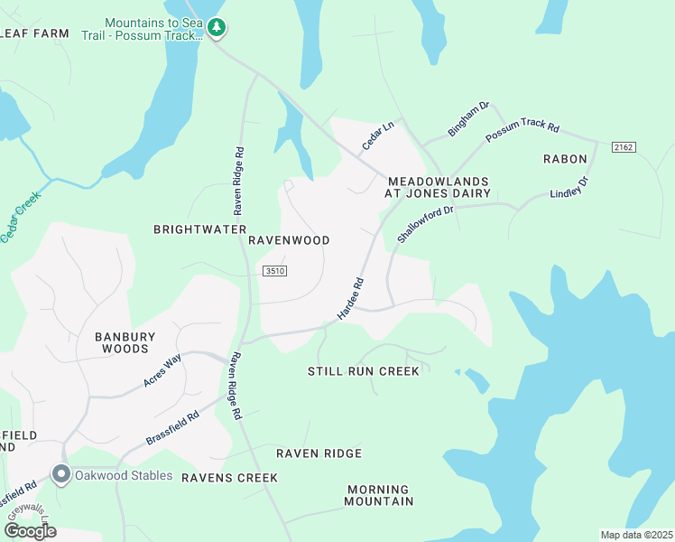map of restaurants, bars, coffee shops, grocery stores, and more near 1628 Brook Run Drive in Raleigh