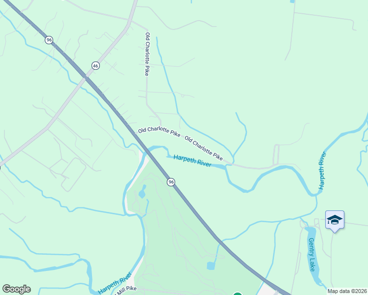 map of restaurants, bars, coffee shops, grocery stores, and more near 2496-2498 Old Charlotte Pike in Franklin