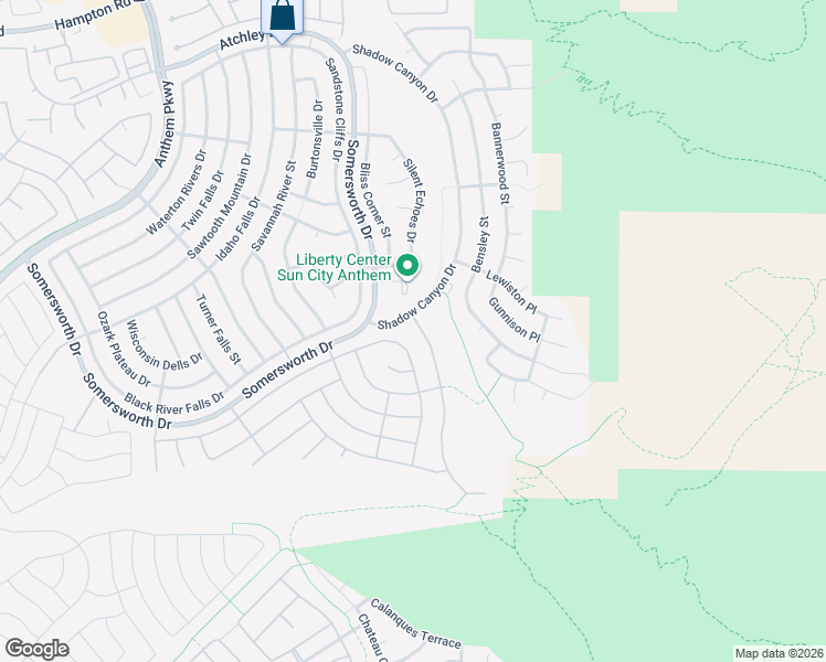 map of restaurants, bars, coffee shops, grocery stores, and more near 2309 Orangeburg Place in Henderson