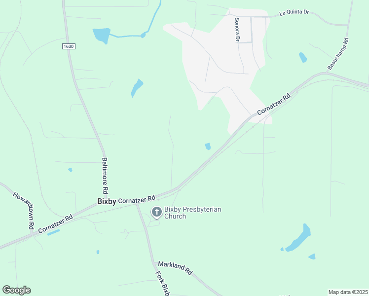 map of restaurants, bars, coffee shops, grocery stores, and more near 164 Barney Road in Advance