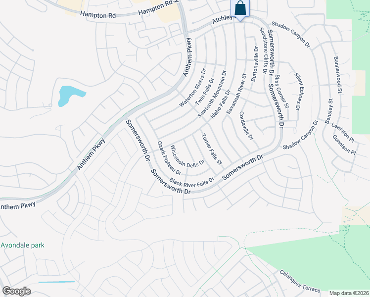 map of restaurants, bars, coffee shops, grocery stores, and more near 2233 Island City Drive in Henderson