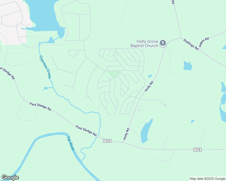 map of restaurants, bars, coffee shops, grocery stores, and more near 120 Chama Drive in Louisburg