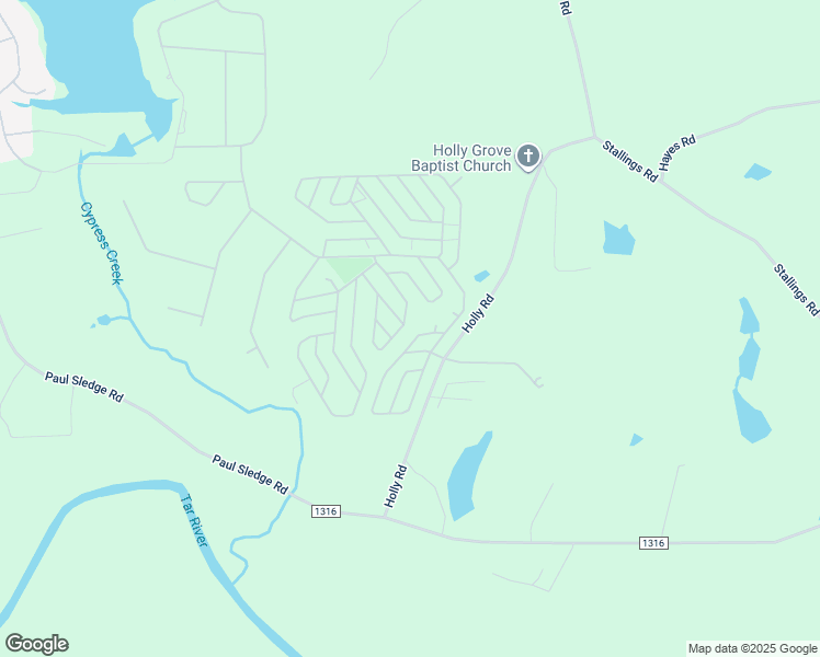 map of restaurants, bars, coffee shops, grocery stores, and more near 154 Manhato Drive in Spring Hope