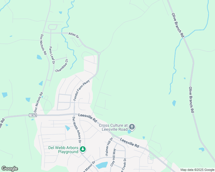 map of restaurants, bars, coffee shops, grocery stores, and more near 5909 Leesville Road in Durham