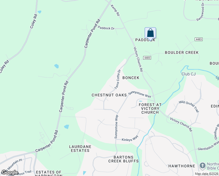 map of restaurants, bars, coffee shops, grocery stores, and more near 2605 Rock Oak Court in Raleigh