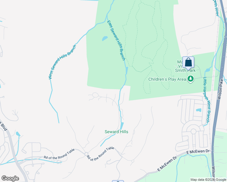 map of restaurants, bars, coffee shops, grocery stores, and more near 716 Pendragon Court in Franklin