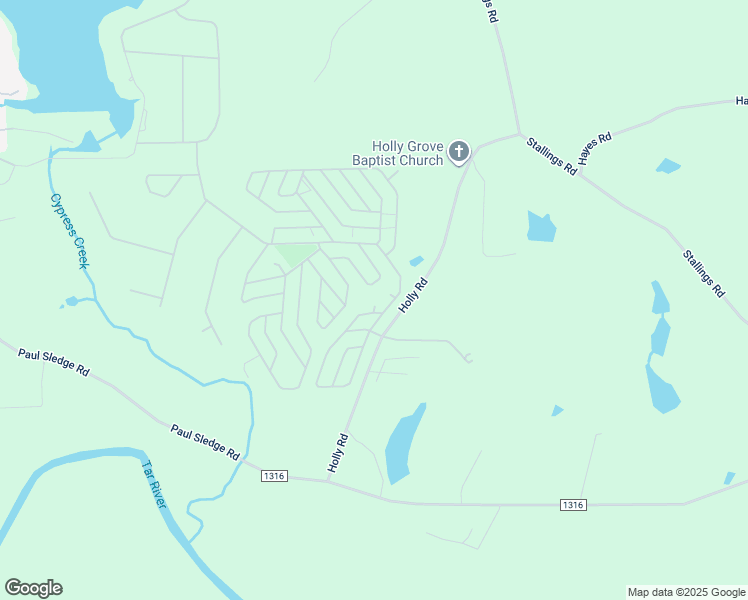 map of restaurants, bars, coffee shops, grocery stores, and more near 107 Vega Loop in Spring Hope