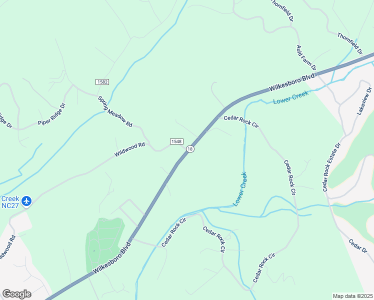 map of restaurants, bars, coffee shops, grocery stores, and more near 2200-2224 Wilkesboro Boulevard in Lenoir