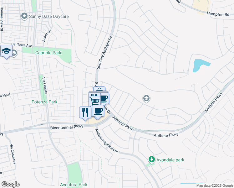 map of restaurants, bars, coffee shops, grocery stores, and more near 2312 Desert Fox Drive in Henderson