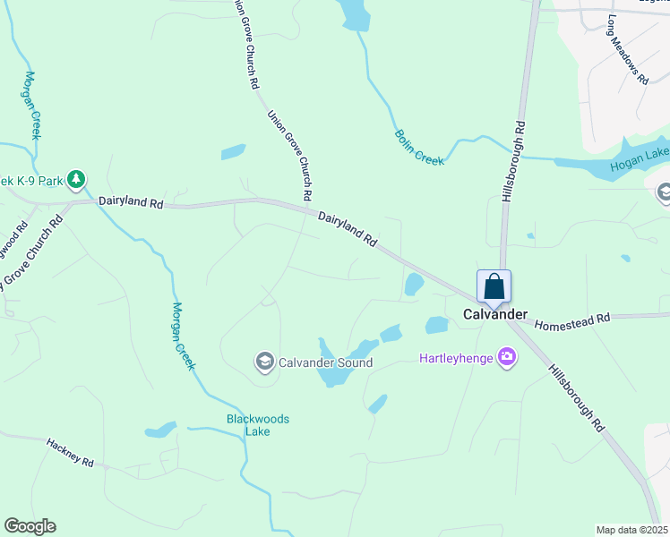map of restaurants, bars, coffee shops, grocery stores, and more near 8811 Oxford Court in Chapel Hill