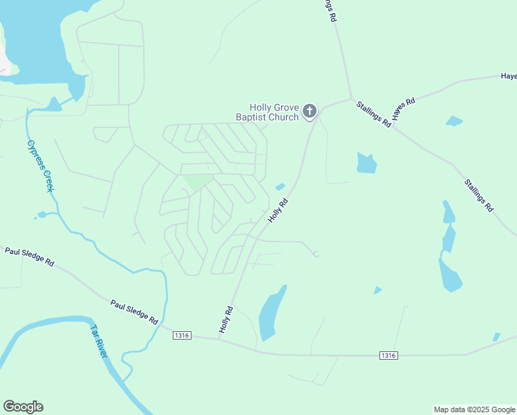 map of restaurants, bars, coffee shops, grocery stores, and more near 420 Osage Drive in Spring Hope