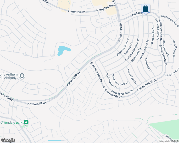 map of restaurants, bars, coffee shops, grocery stores, and more near 2324 Celestial Moon Street in Henderson
