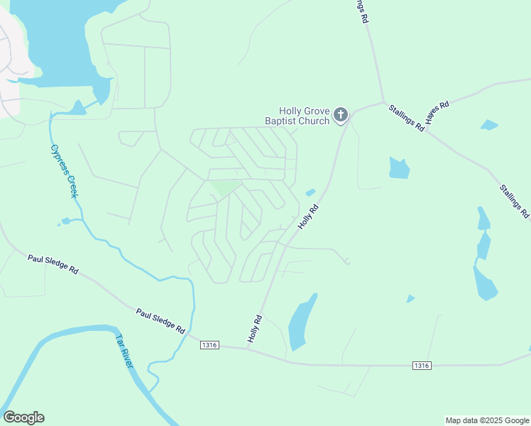 map of restaurants, bars, coffee shops, grocery stores, and more near 164 Manhato Drive in Spring Hope