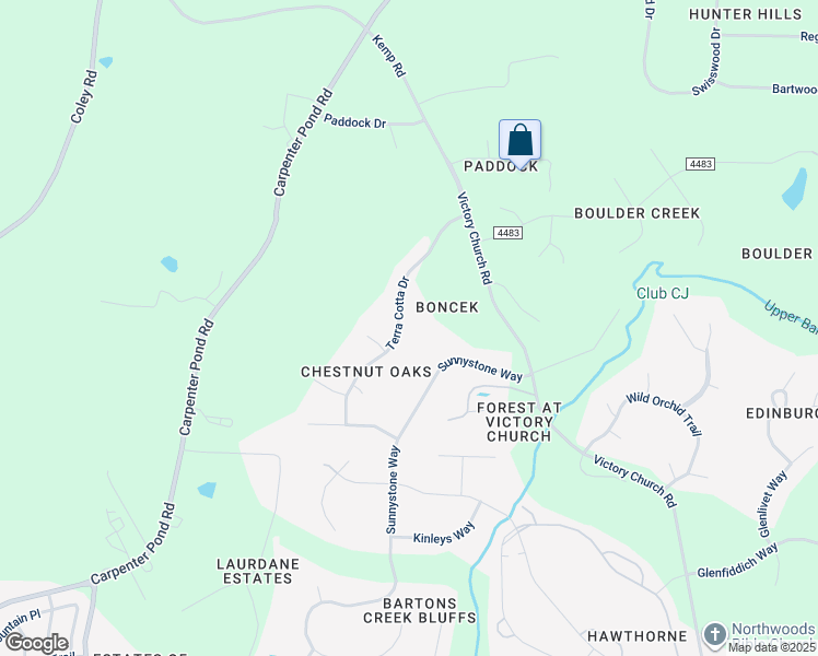 map of restaurants, bars, coffee shops, grocery stores, and more near 5145 Terra Cotta Drive in Raleigh