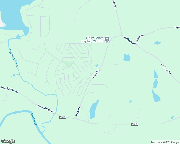 map of restaurants, bars, coffee shops, grocery stores, and more near 418 Osage Drive in Spring Hope