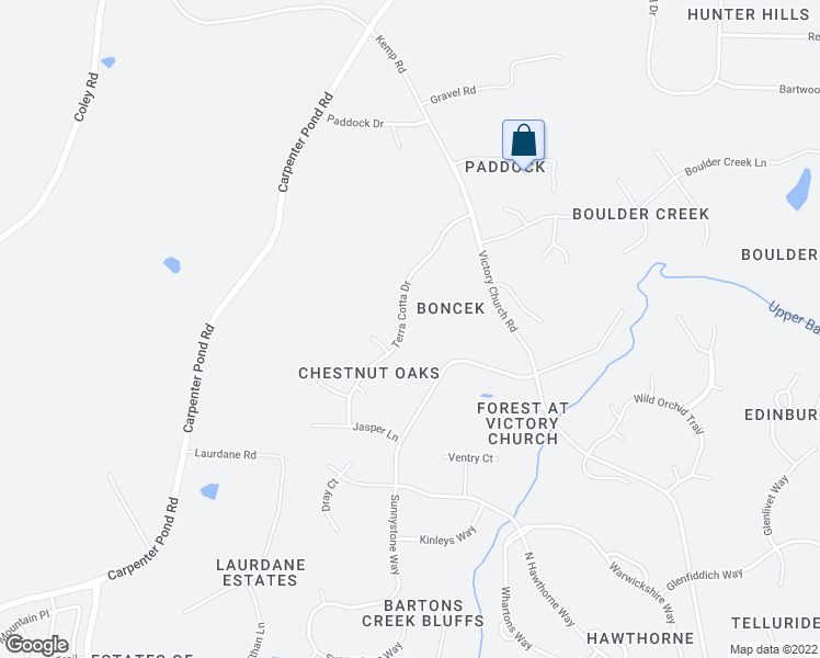 map of restaurants, bars, coffee shops, grocery stores, and more near 5145 Terra Cotta Drive in Raleigh