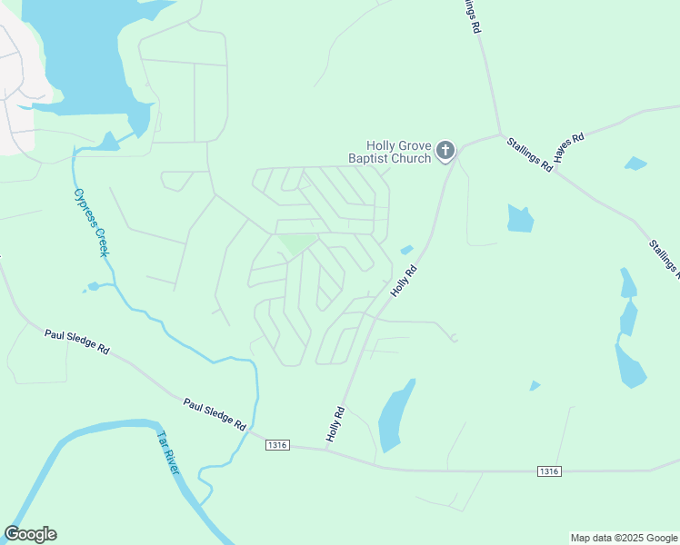 map of restaurants, bars, coffee shops, grocery stores, and more near 173 Manhato Drive in Spring Hope