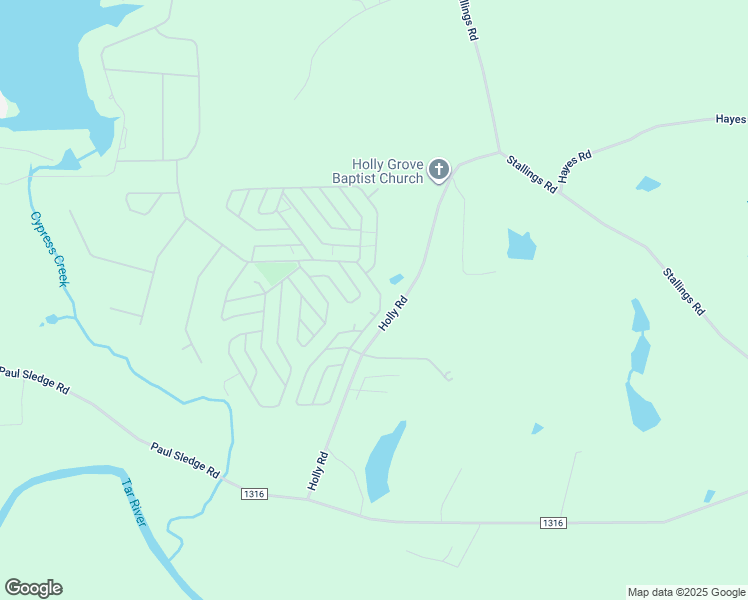 map of restaurants, bars, coffee shops, grocery stores, and more near 410 Osage Drive in Spring Hope