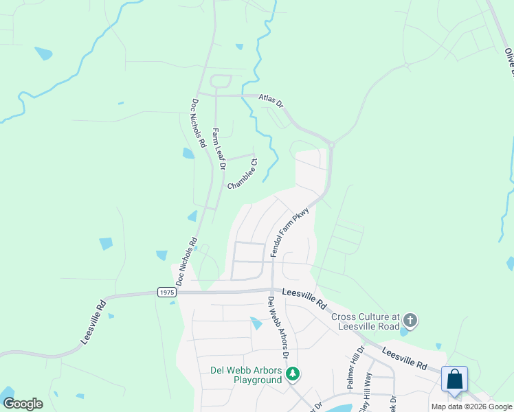 map of restaurants, bars, coffee shops, grocery stores, and more near 1234 Ballerina Lane in Durham