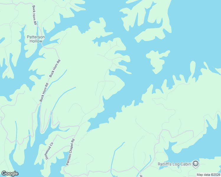 map of restaurants, bars, coffee shops, grocery stores, and more near Buck Horn Way in Sevierville
