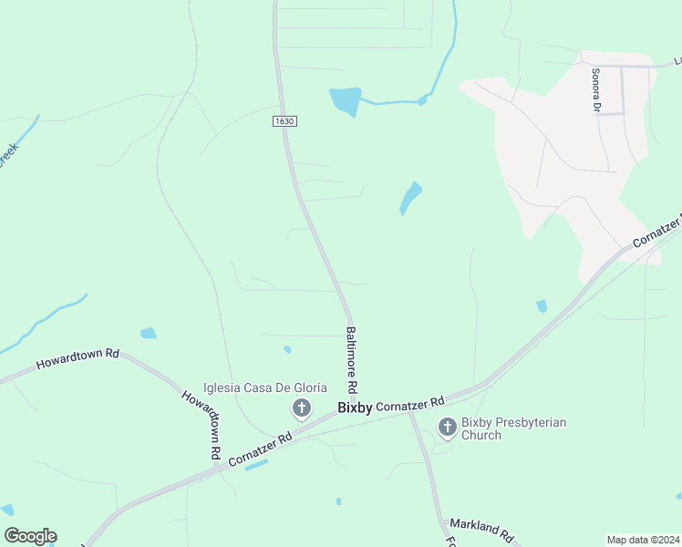 map of restaurants, bars, coffee shops, grocery stores, and more near 1393 Baltimore Road in Advance