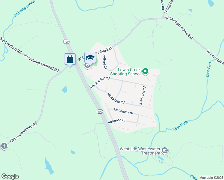 map of restaurants, bars, coffee shops, grocery stores, and more near 138 Cedar Bluff Court in Thomasville