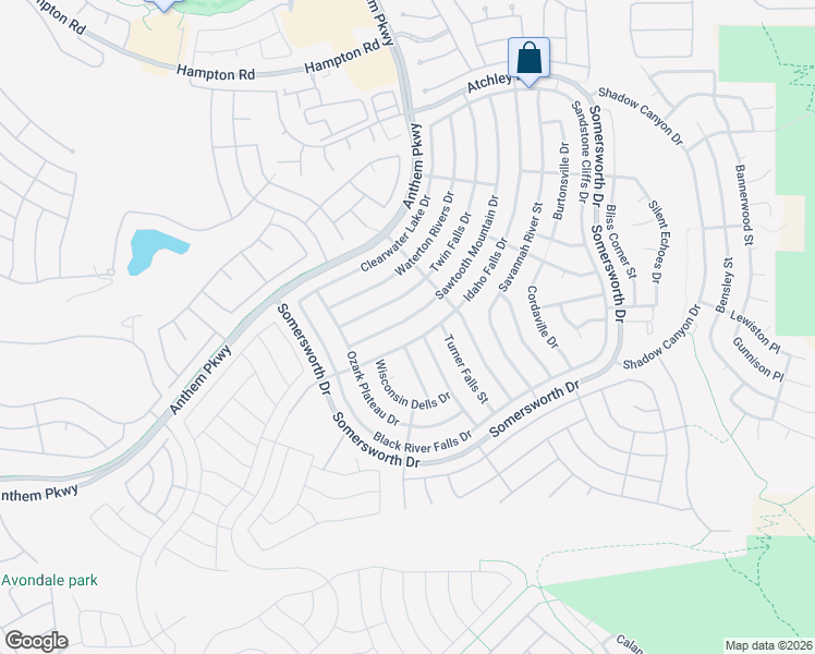 map of restaurants, bars, coffee shops, grocery stores, and more near 2200 Sawtooth Mountain Drive in Henderson