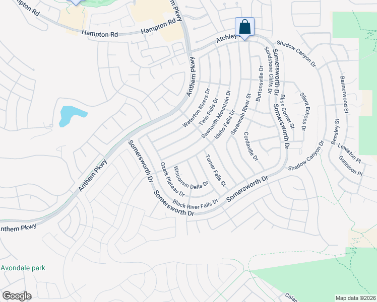 map of restaurants, bars, coffee shops, grocery stores, and more near 2200 Sawtooth Mountain Drive in Henderson
