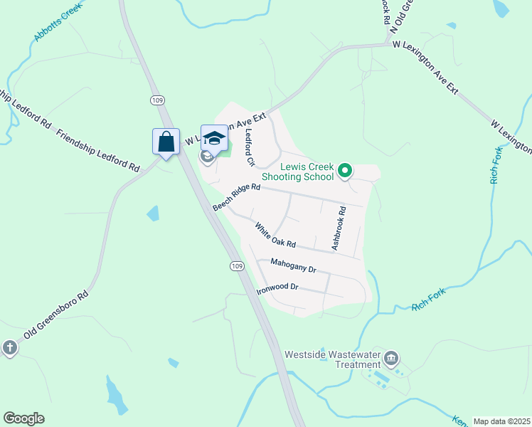 map of restaurants, bars, coffee shops, grocery stores, and more near 138 Cedar Bluff Court in Thomasville