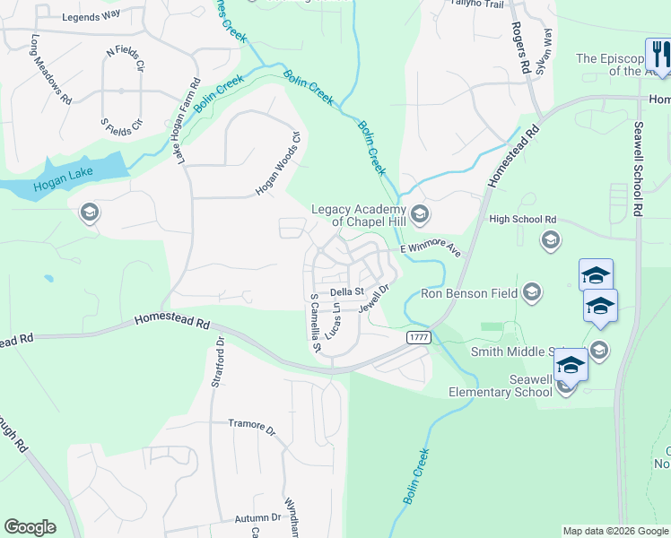map of restaurants, bars, coffee shops, grocery stores, and more near in Carrboro