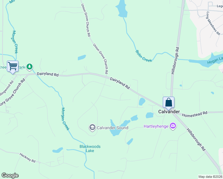 map of restaurants, bars, coffee shops, grocery stores, and more near 500 Quinn Court in Chapel Hill