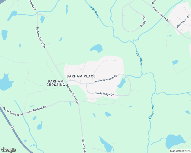 map of restaurants, bars, coffee shops, grocery stores, and more near 5912 2 Pines Trail in Wake Forest