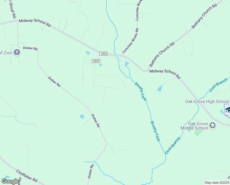 map of restaurants, bars, coffee shops, grocery stores, and more near 300 Big Fish Lane in Winston-Salem
