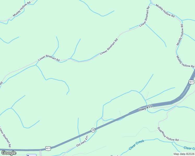 map of restaurants, bars, coffee shops, grocery stores, and more near 2386 Lower Rinehart Road in Dandridge